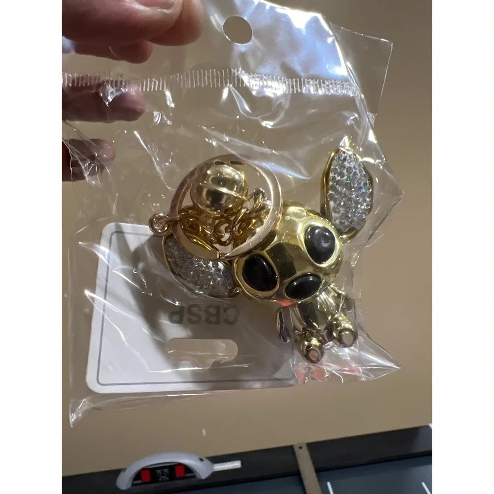 Stitch Rhinestone Keychain Disney Lilo & Stitch Bag Charm Y30808 NEW
